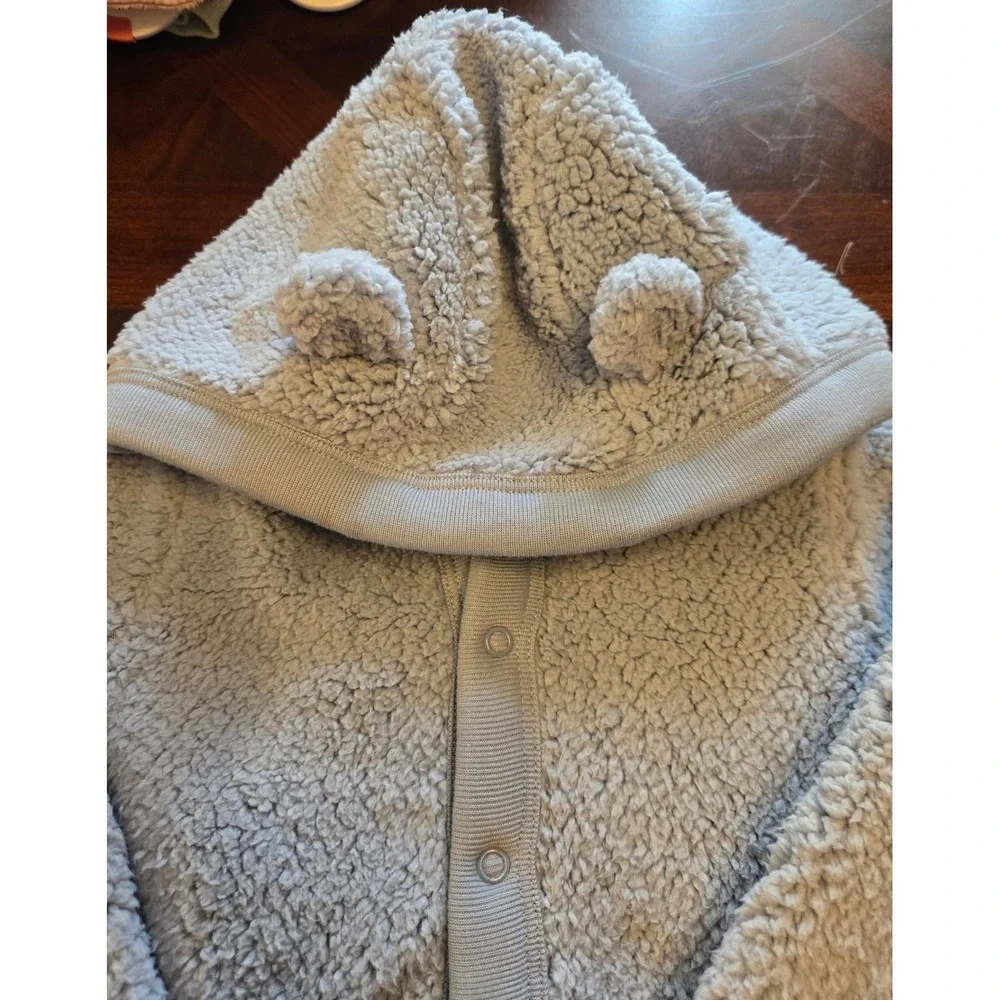 Carters Just One You Baby Boys 3pc Sherpa Cardigan Bodysuit Pants Set Blue 18M